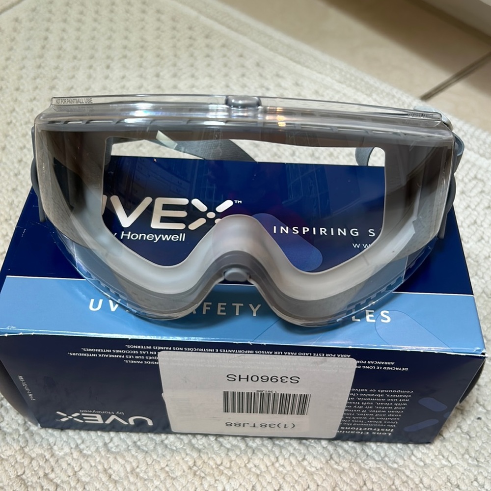 UVEX safety goggles, brand new
